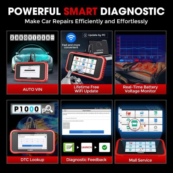 2024 Launch CRP129E OBD2 Car Scanner Engine SRS ABS SAS TPMS EPB Diagnostic Tool - Image 6