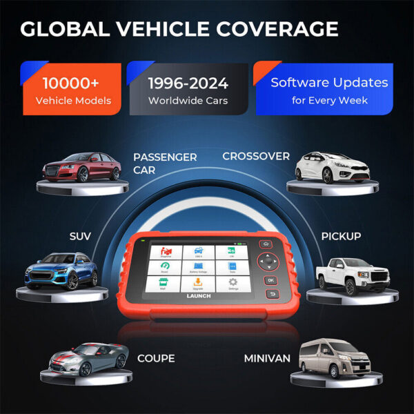 2024 LAUNCH CRP129X PLUS Automotive Full System OBD2 Scanner Car Diagnostic Tool - Image 4