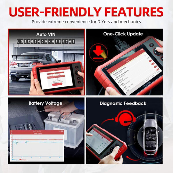 2024 LAUNCH CRP909X Pro Full System Diagnostic Tool OBD2 Scanner Key Coding TPMS - Image 6