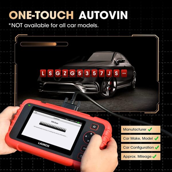 2024 LAUNCH X431 CRP129X Auto ABS SRS Engine Diagnostic Scanner Code Reader Tool - Image 6