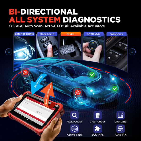 2024 LAUNCH X431 CRP919X BT PRO Bidirectional OBD2 Diagnostic Scanner Key Coding - Image 5