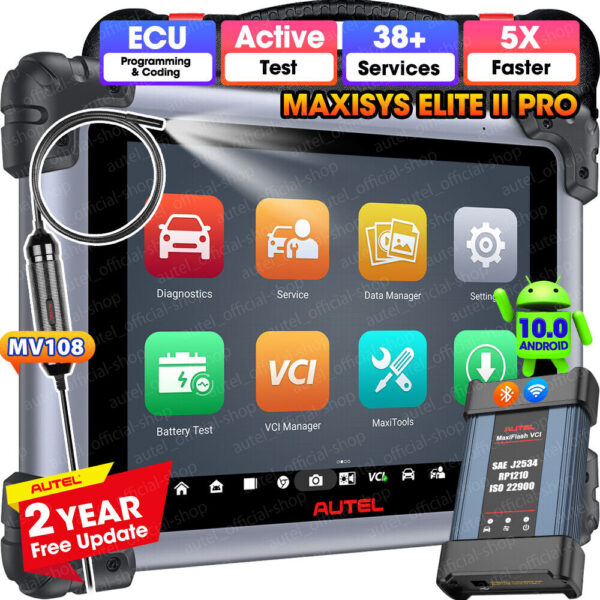 2024 New Autel MaxiSys Elite II Pro ecu Prgramming Diagnostic Scanner as Ultra