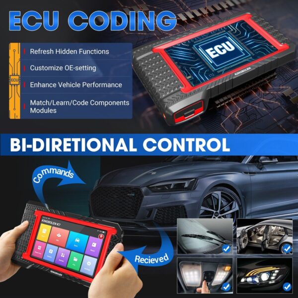 2024 NEW K7 Full-Service ECU Coding Fault Diagnostic Tool OBD2 Scanner Universal - Image 5