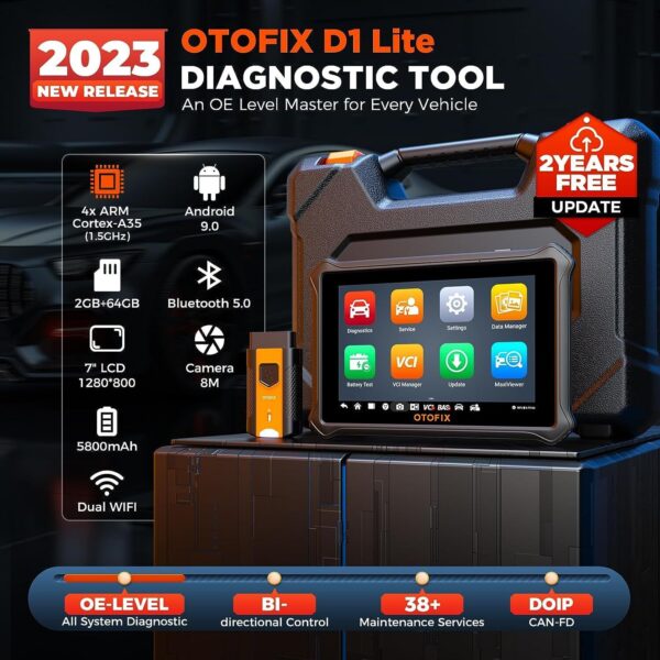 2024 New OTOFIX D1 Lite OBD2 Bi-Directional All System Diagnostic Scanner Tool - Image 2