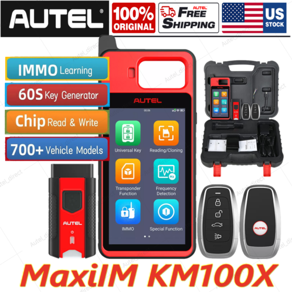 2024 Newest Autel MaxiIM KM100(X) IM-MO K-y Pr~gramming Creation Im-mobilizer