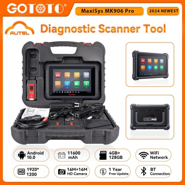 2024 Newest Autel MaxiSys MK906 Pro Coding Full System Diagnostic Scanner Tool