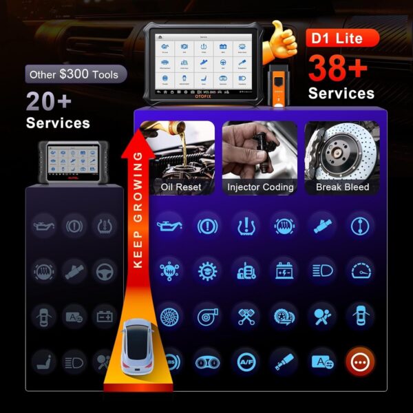 2024 OTOFIX D1 Lite Diagnostic Bidirectional Tool Full System K~y Coding Scanner - Image 4