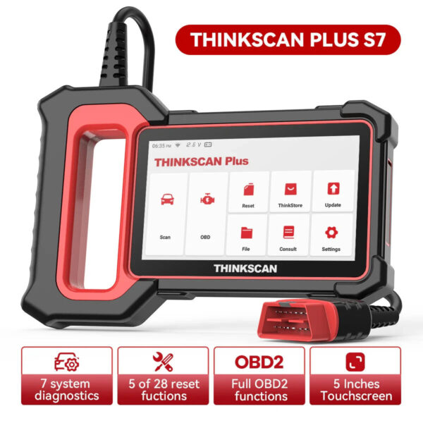 2024 Thinkscan Plus S7 Car OBD2 Scanner Auto Diagnostic Tool ABS SRS BCM IC AC - Image 2