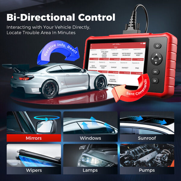 2025 LAUNCH CRP919X Lite Car Bi-directional All System Diagnostic Scanner Tool - Image 4