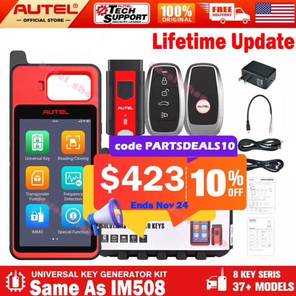 🔥$423 🔥Autel MaxiIM KM100 KEY PROGRAMMING IMMObilizer Tool 60s key Creation