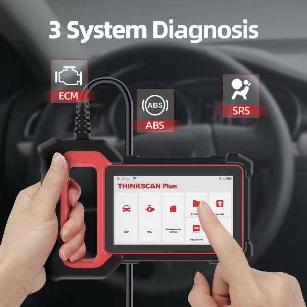 5 In. OBD2 Scanner Car Code Reader Professional Tablet Vehicle Diagnostic Scan T - Image 6