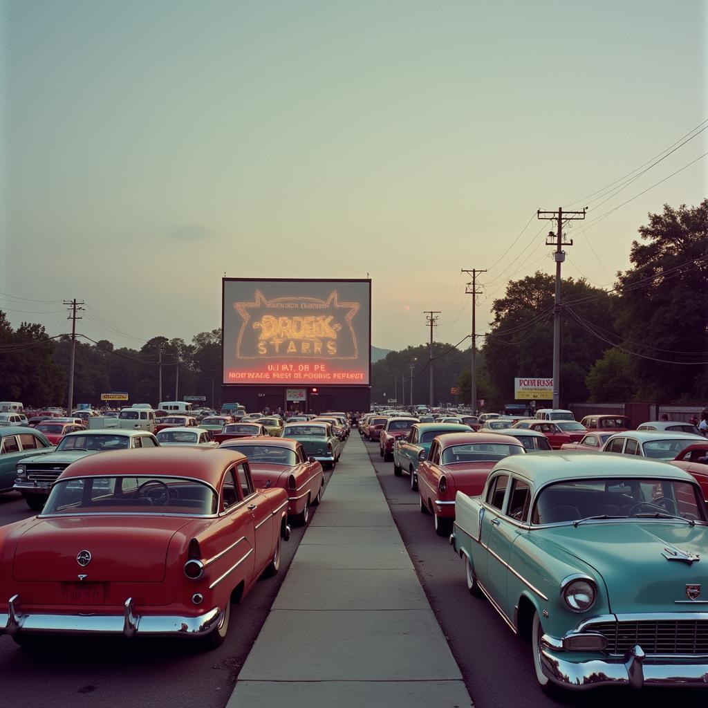 1950s Car Culture: Drive-In