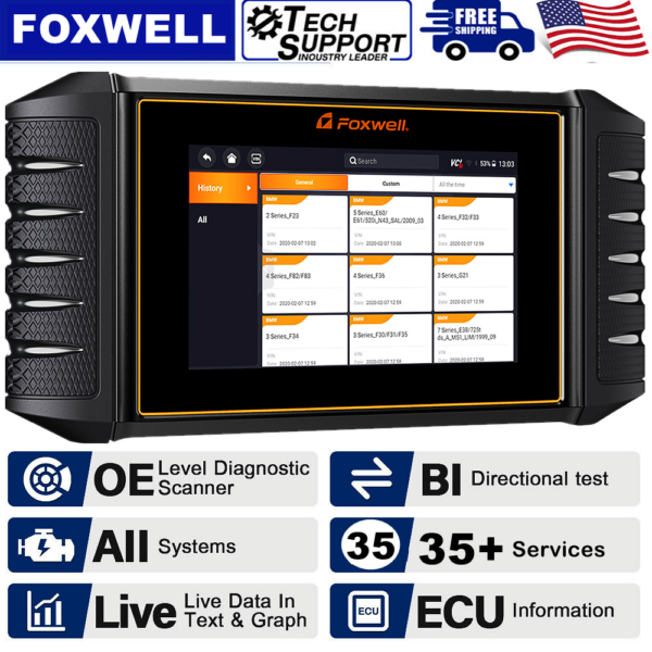 5.5 inch Wifi Tablet OBD2 Scan Tool Bidirectional Scanner Code Reader All System - Image 2