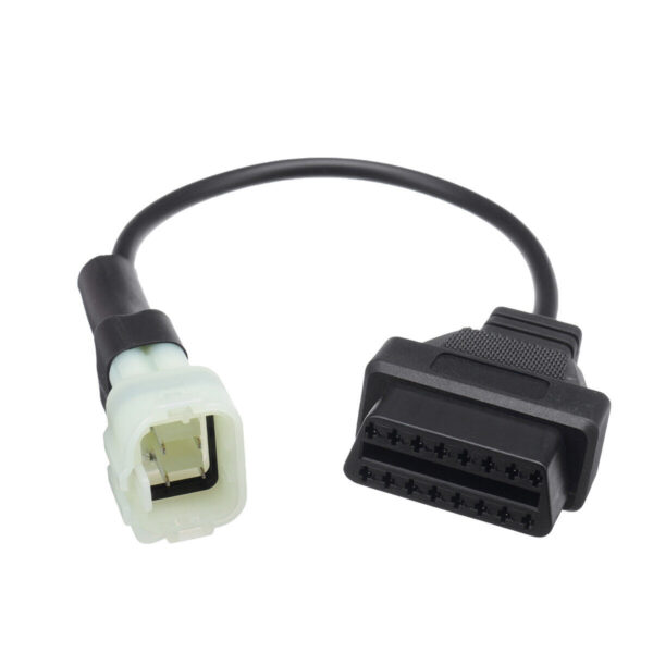 6 Pin to OBD2 Diagnostic Cable Code Readers Scanner Ada For KTM Motorcycle - Image 2