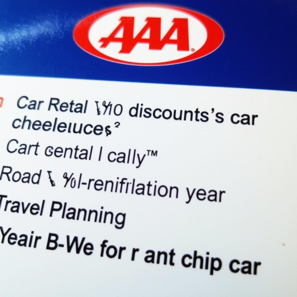 AAA Membership Card Benefits