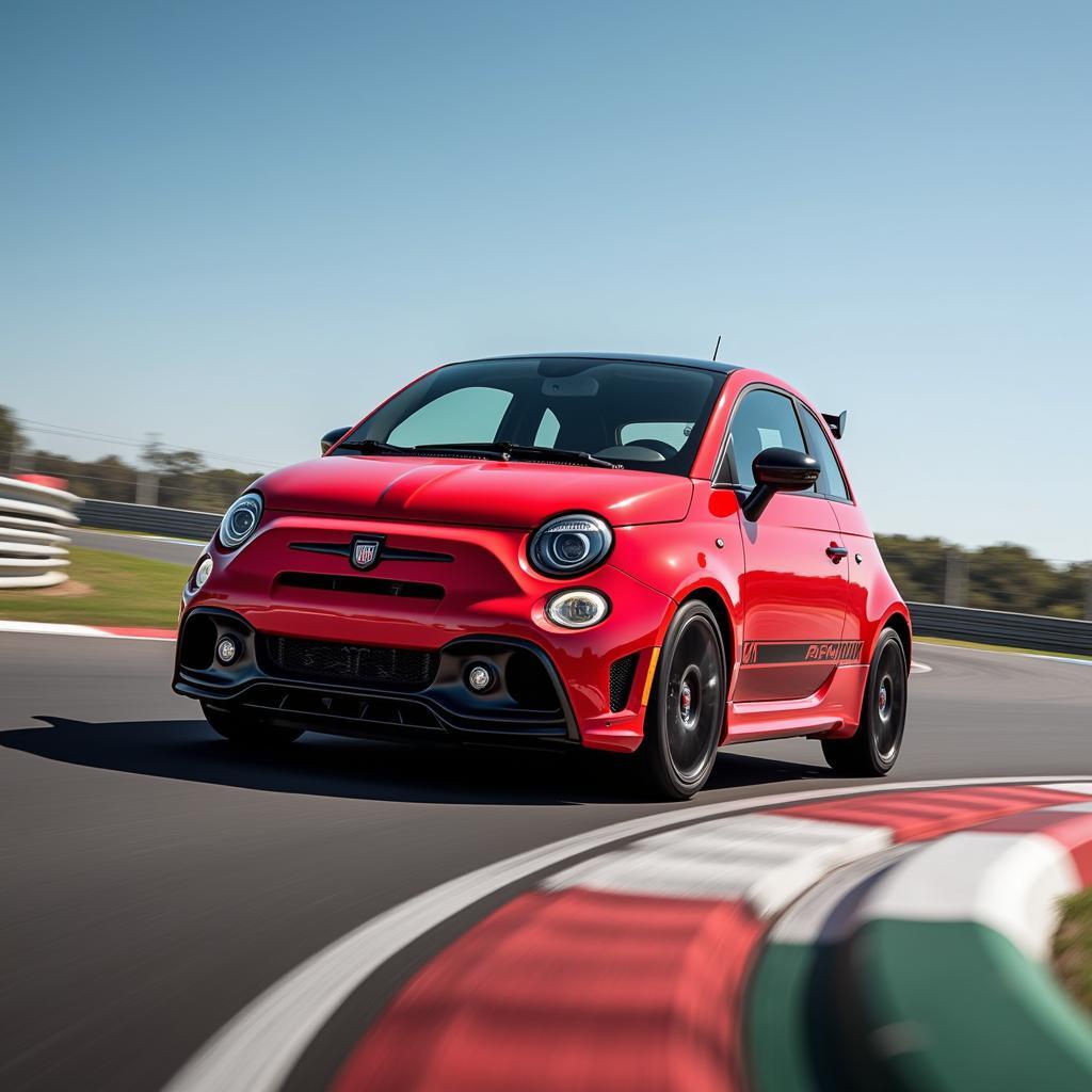 Abarth 595 Competizione on Track