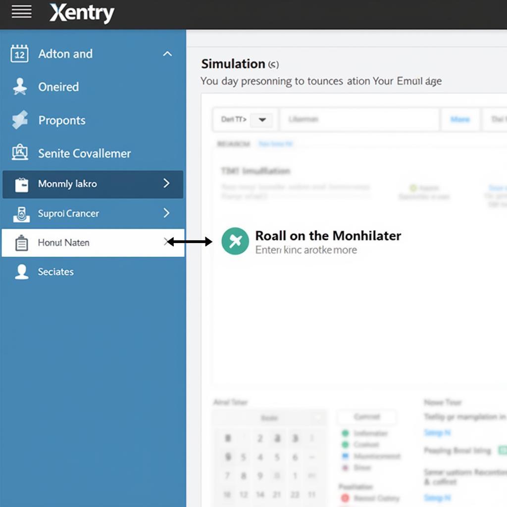 Accessing Xentry Simulation Mode