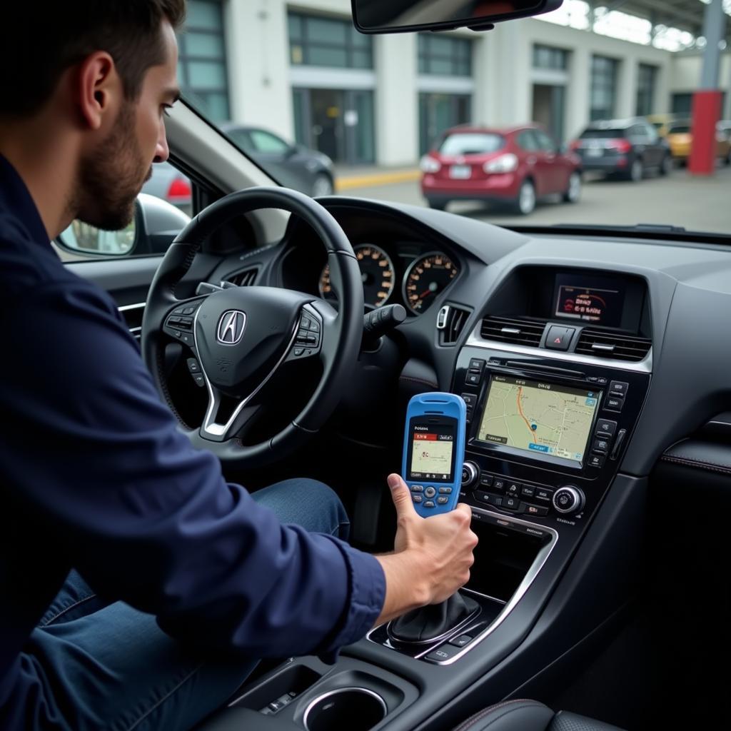 Acura NSX Diagnostics with Dealer Scanner