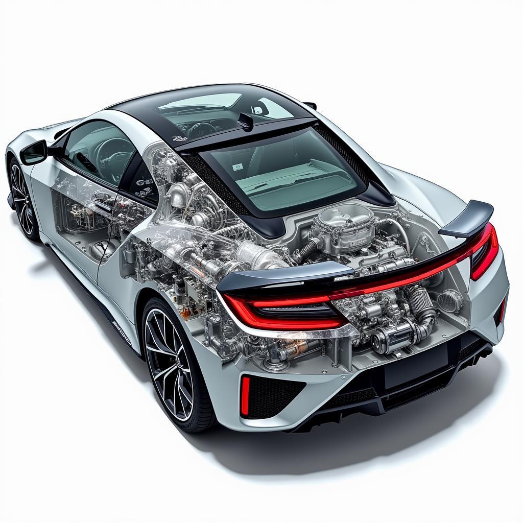 Acura NSX Hybrid Engine