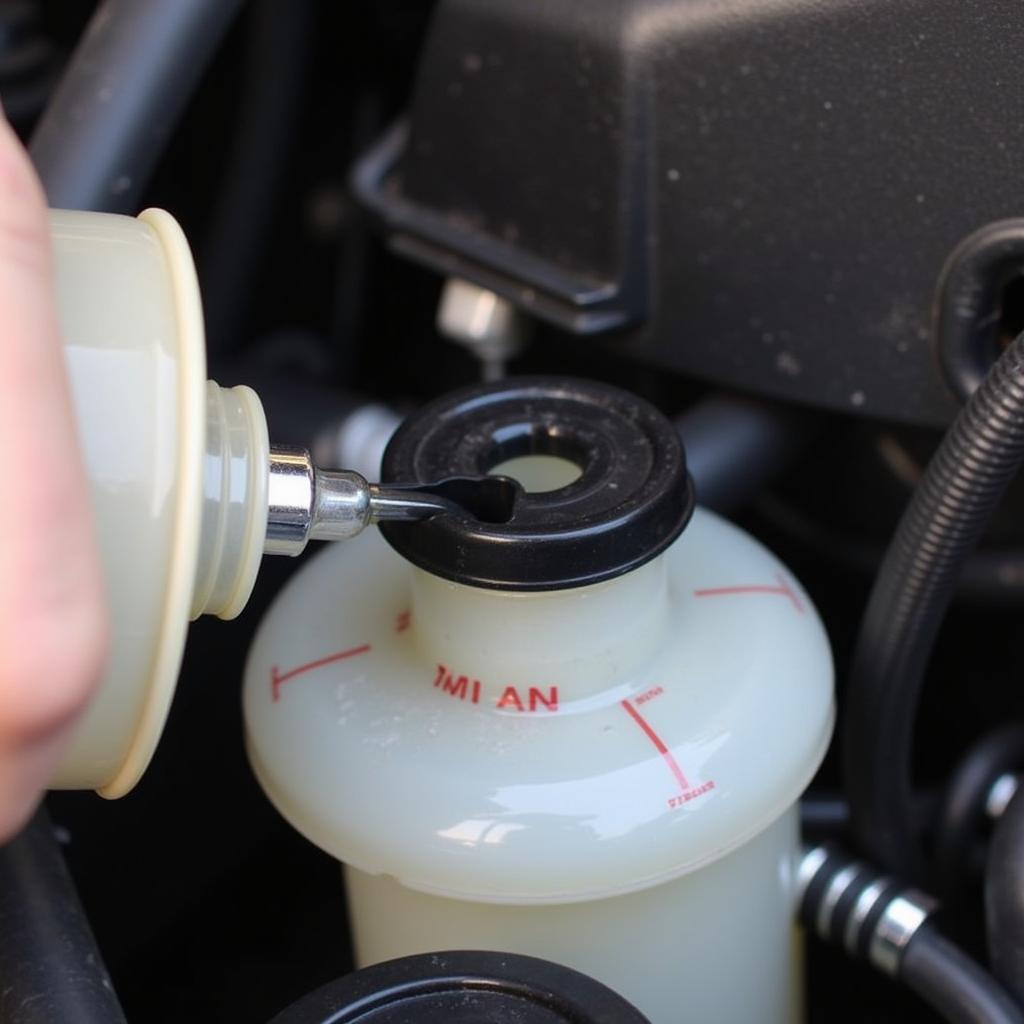 Adding Coolant to Car Reservoir