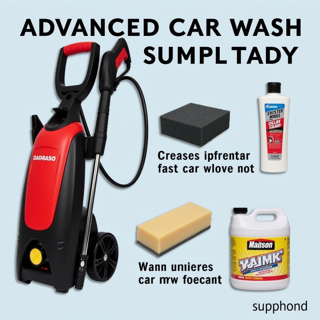 Advanced Car Wash Supplies: Pressure Washer, Clay Bar, and Wax