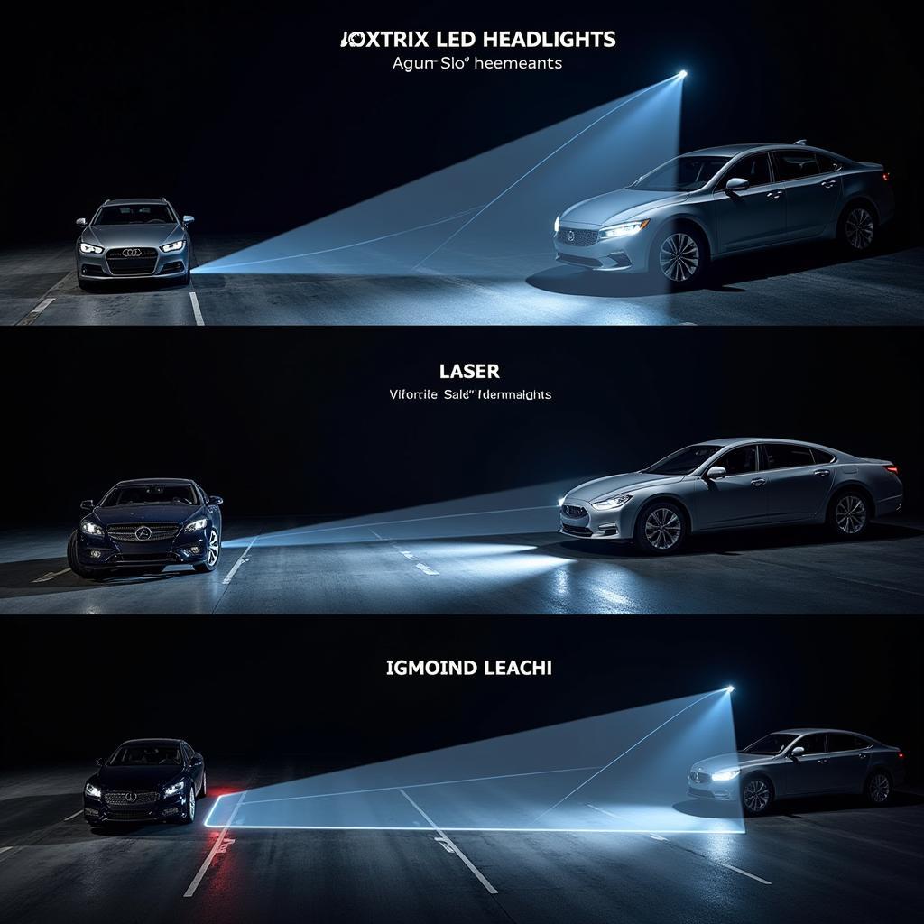 Advanced car headlight technologies: Adaptive, laser, and matrix LED