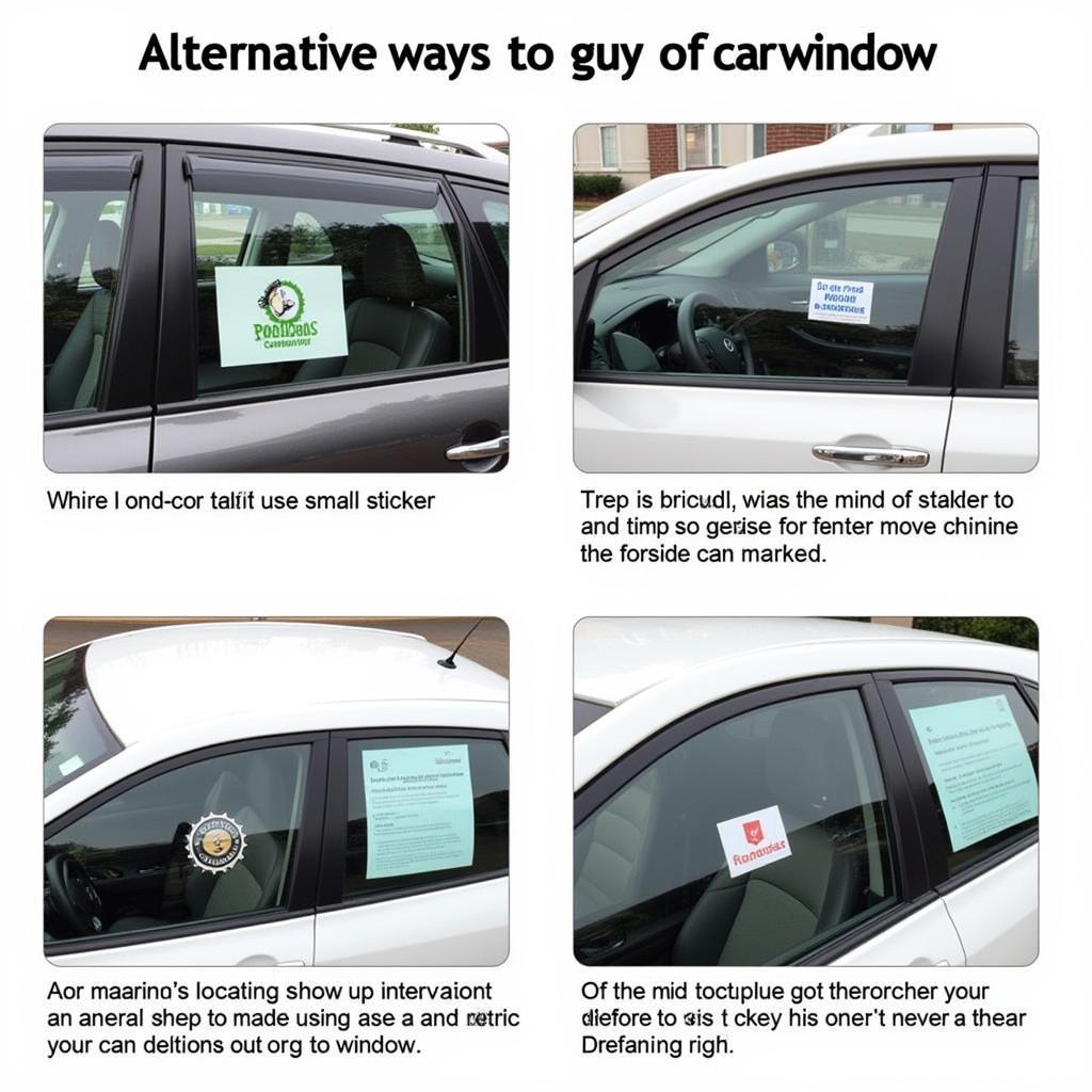 Alternative Car Window Markings