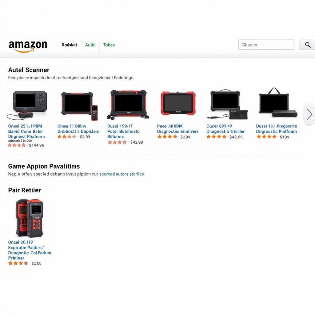 Wide Selection of Autel Scanners on Amazon