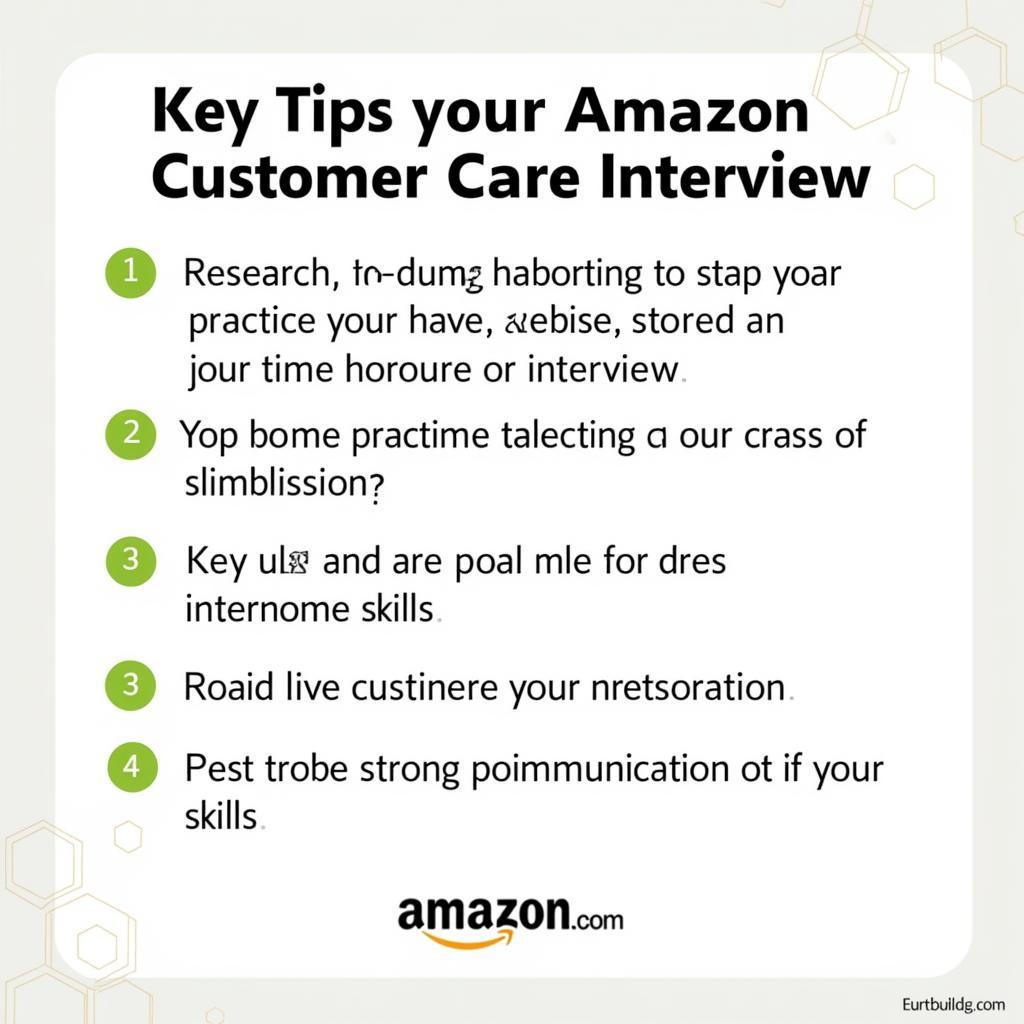 Amazon Customer Care Interview Tips