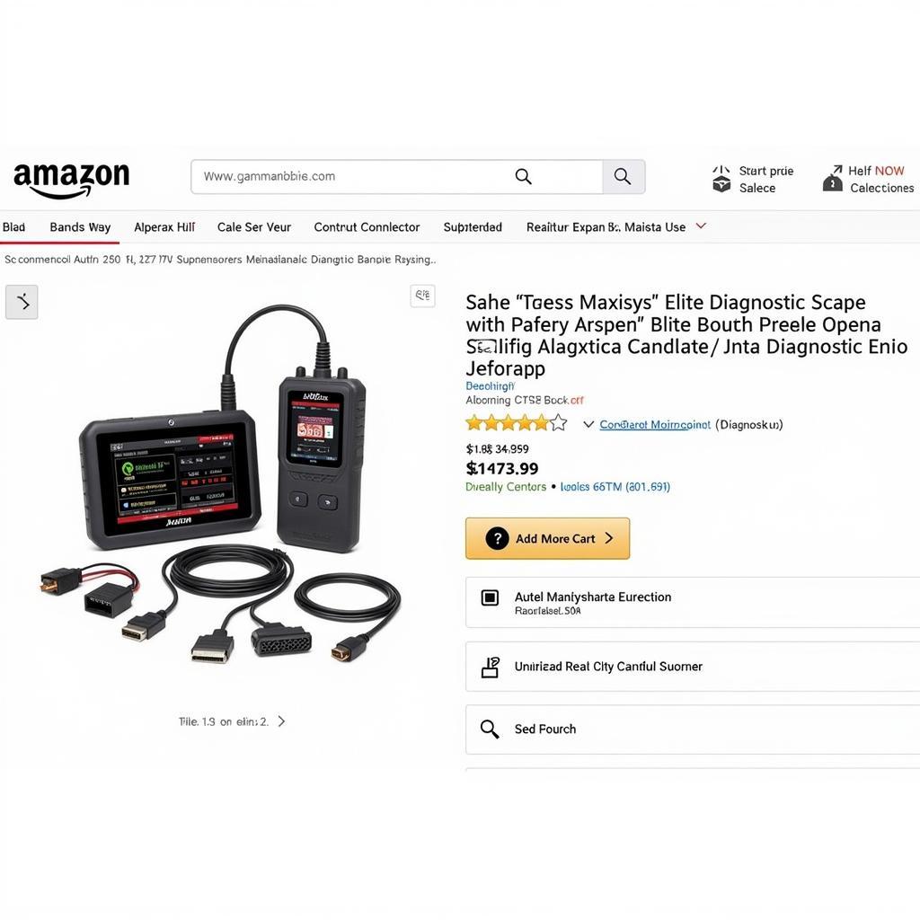 Autel Maxisys Elite on Amazon