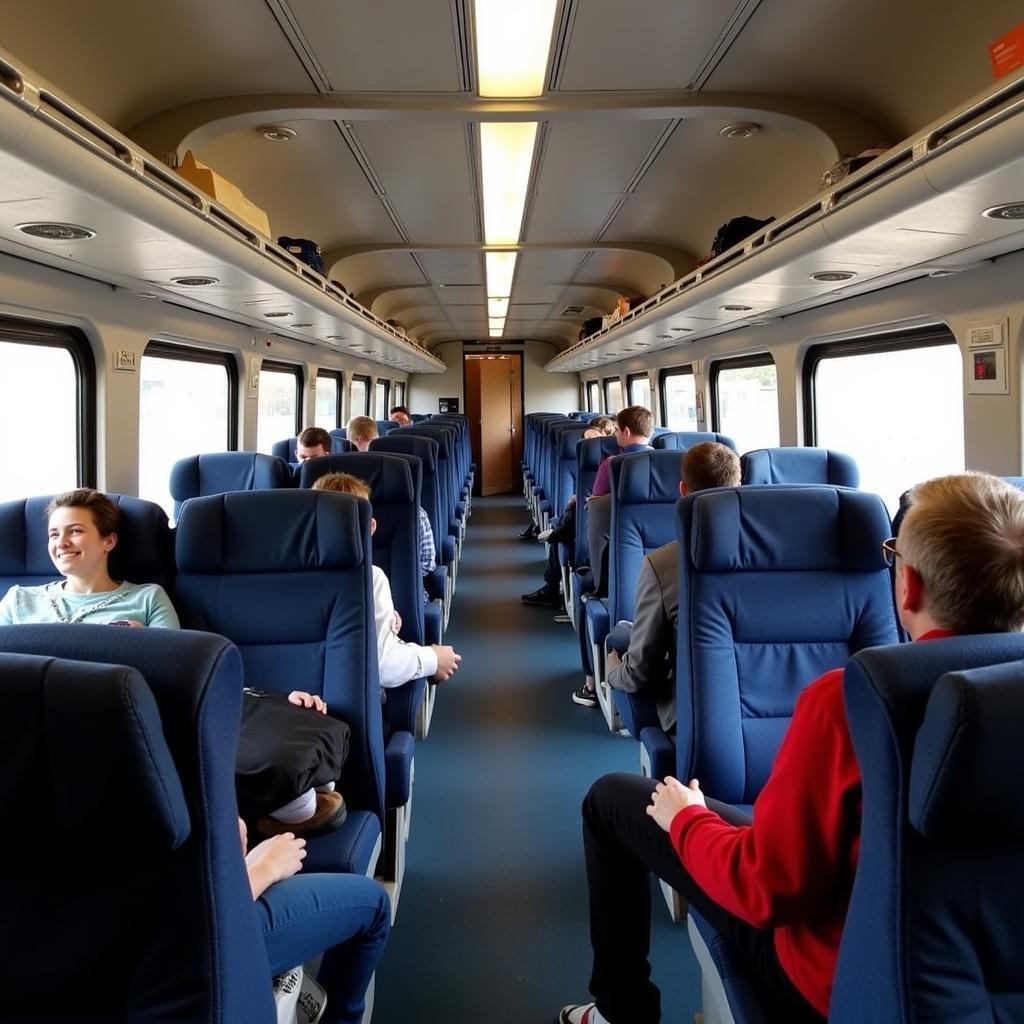 Amtrak Coach Class Seating