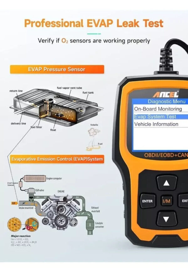 ANCEL AD410 Enhanced OBD II Vehicle Code Reader Automotive OBD2 Scanner Auto Che - Image 5