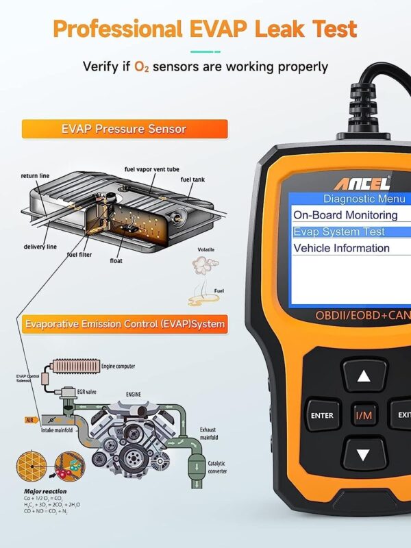 ANCEL AD410 OBD2 Scanner Code Reader Car Diagnostic Scan Tool Check Engine Fault - Image 6