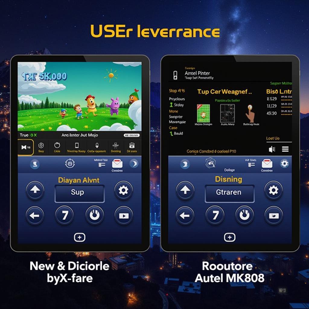 Comparison of Ancel FX6000 and Autel MK808 User Interfaces