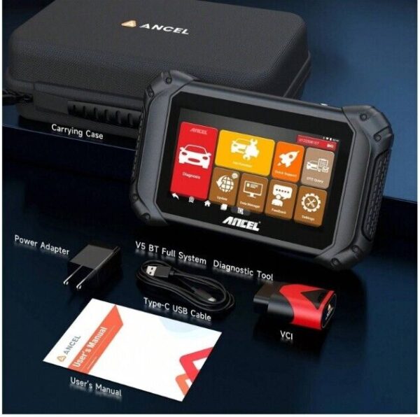 ANCEL V5BT Bidirectional OBD2 Scanner Full System Wireless Car Diagnostic Tool - Image 4