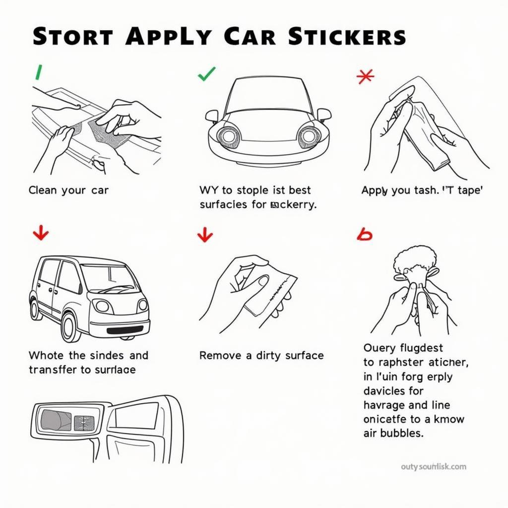 How to Apply Car Stickers Correctly