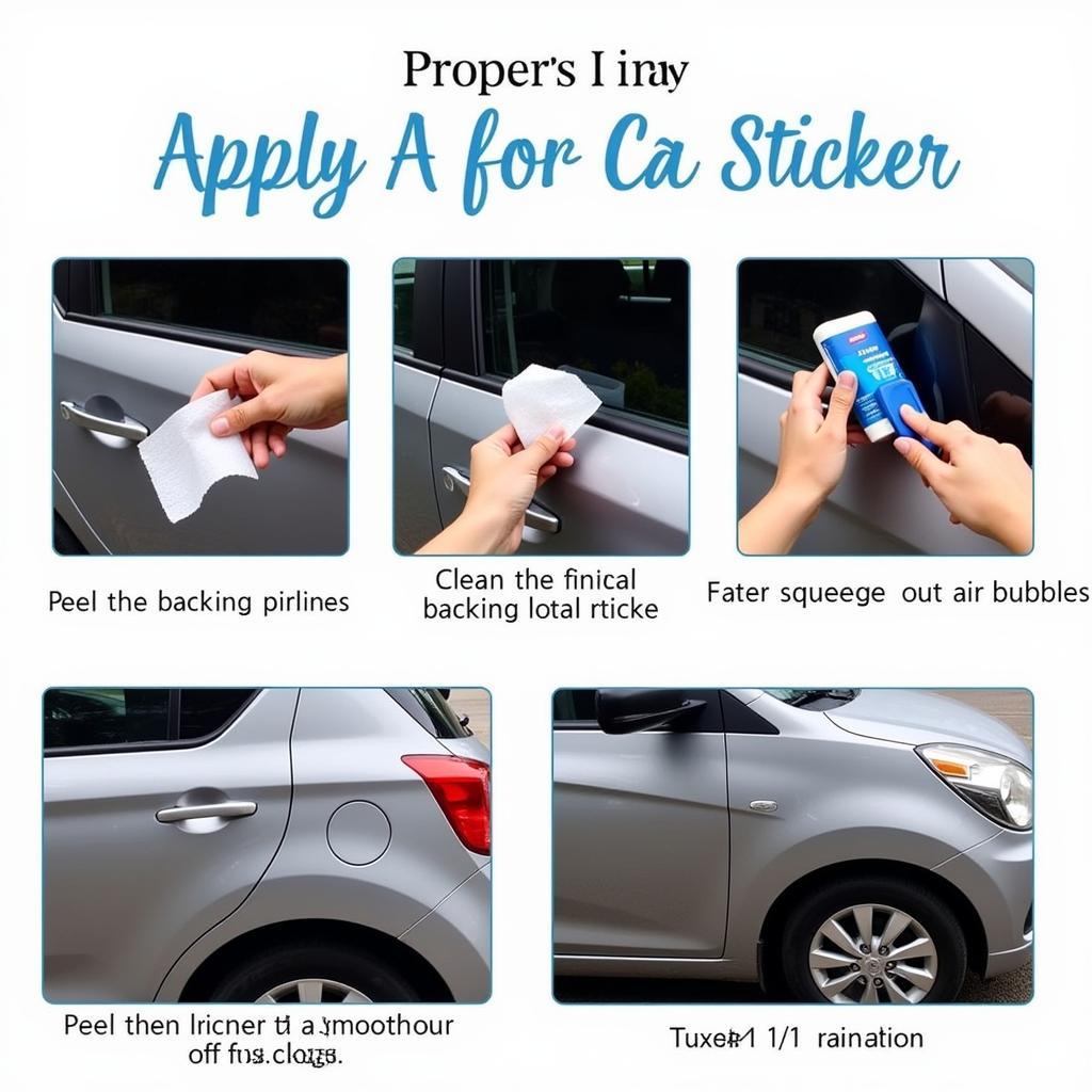 Step-by-Step Guide to Applying Car Stickers