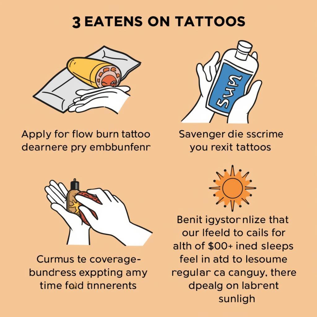 Protecting Tattoo with Sunscreen