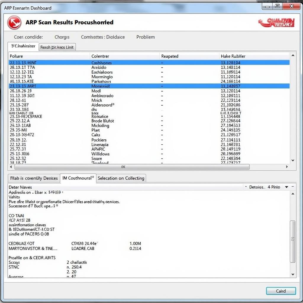 ARP Scan Tool Security Dashboard