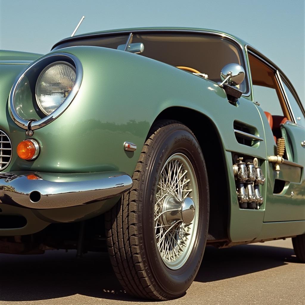 Aston Martin DB5 with Gadgets in Goldfinger