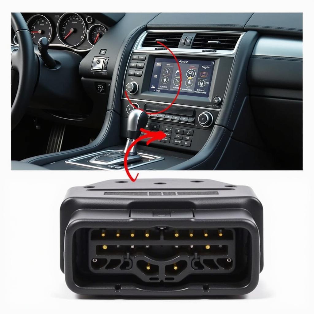 Aston Martin DB9 Diagnostic Port Location