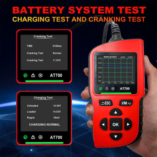 AT700 OBD-2 Scanner Code Reader AT700 Code Reader Tool Diagnostic Code Reader - Image 5