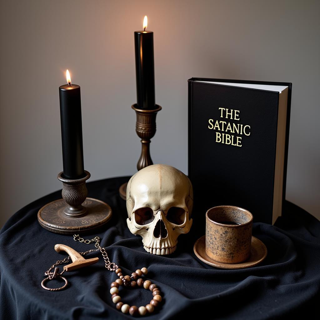 Example of an Atheistic Satanic Altar