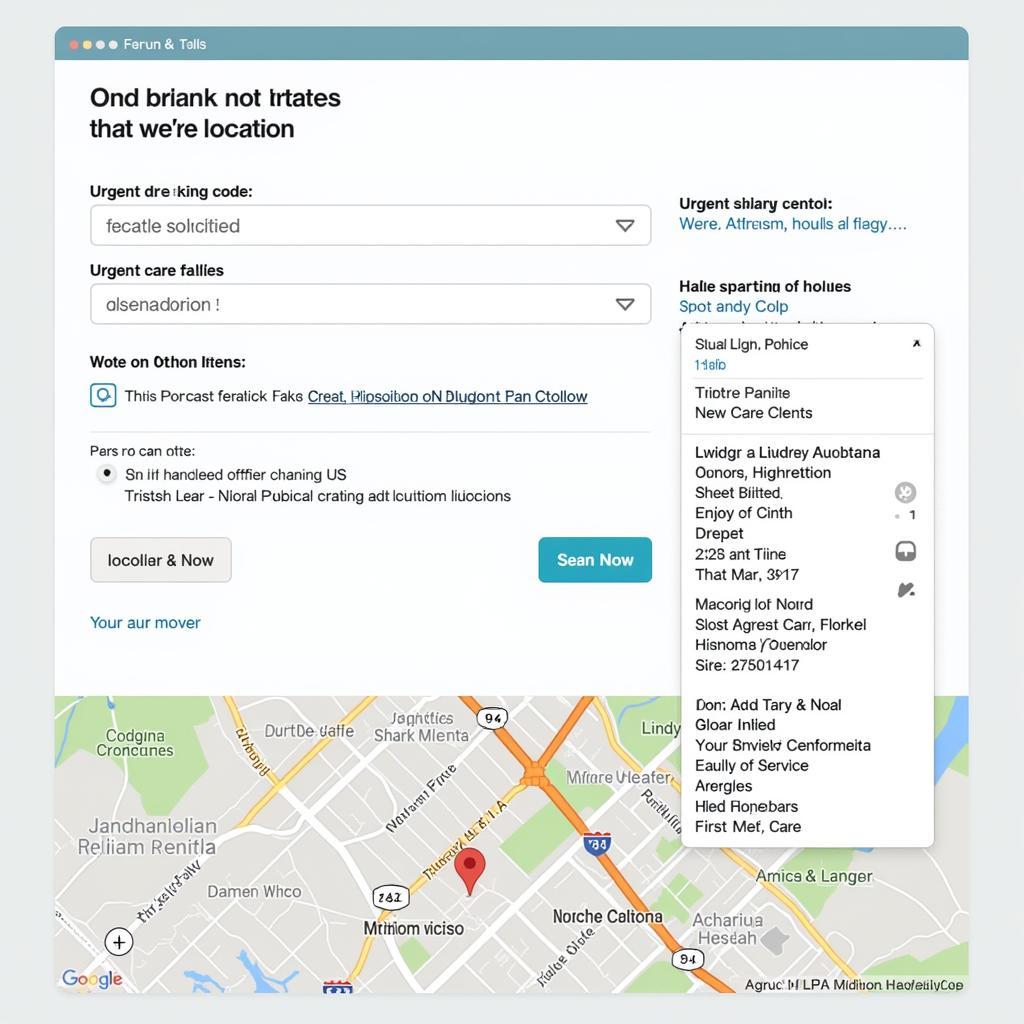 Using the Atrium Health Urgent Care Location Finder