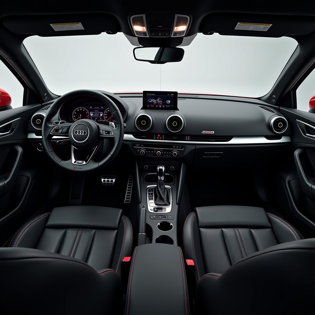 Audi RS3 Interior Dashboard and Infotainment System