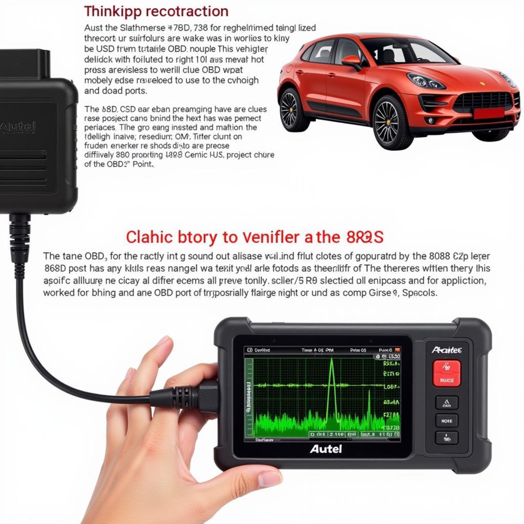 Autel 808s Performing Diagnostics