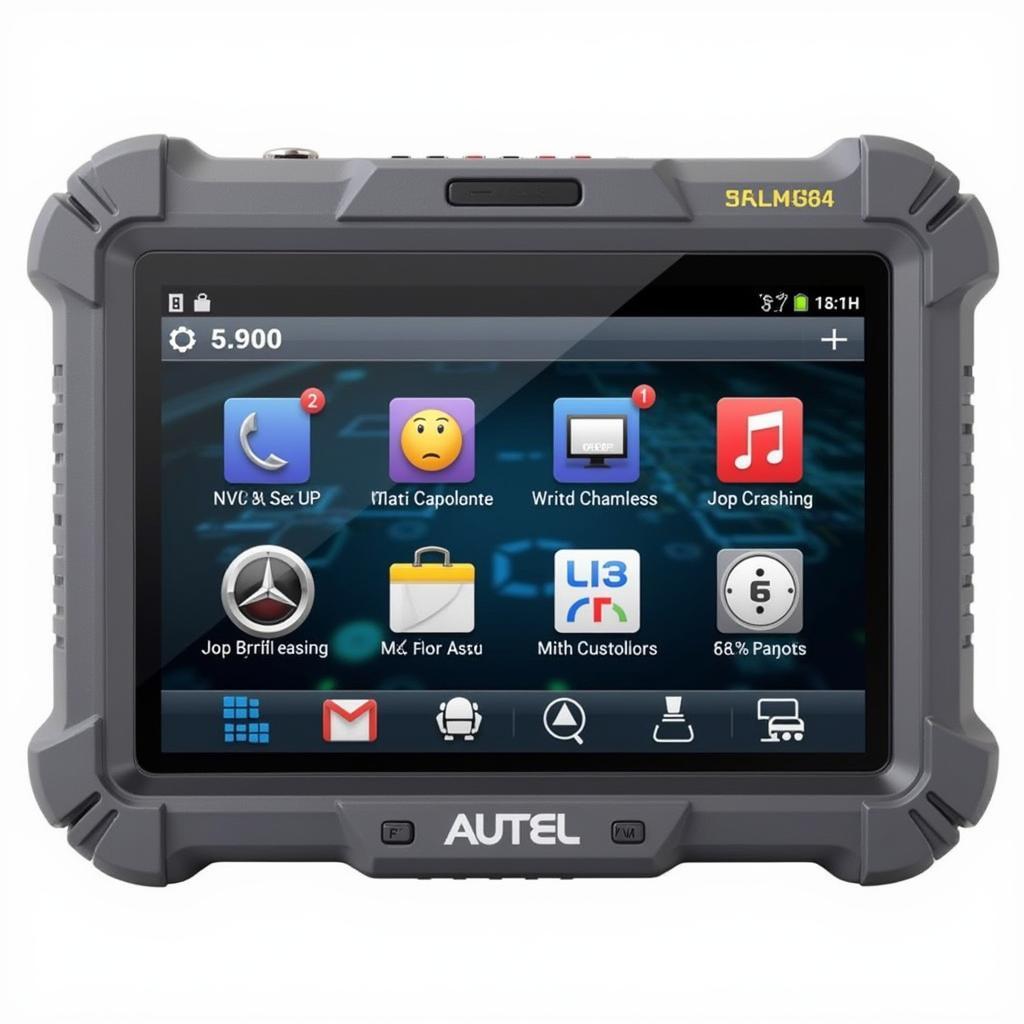 Autel 905 user interface display