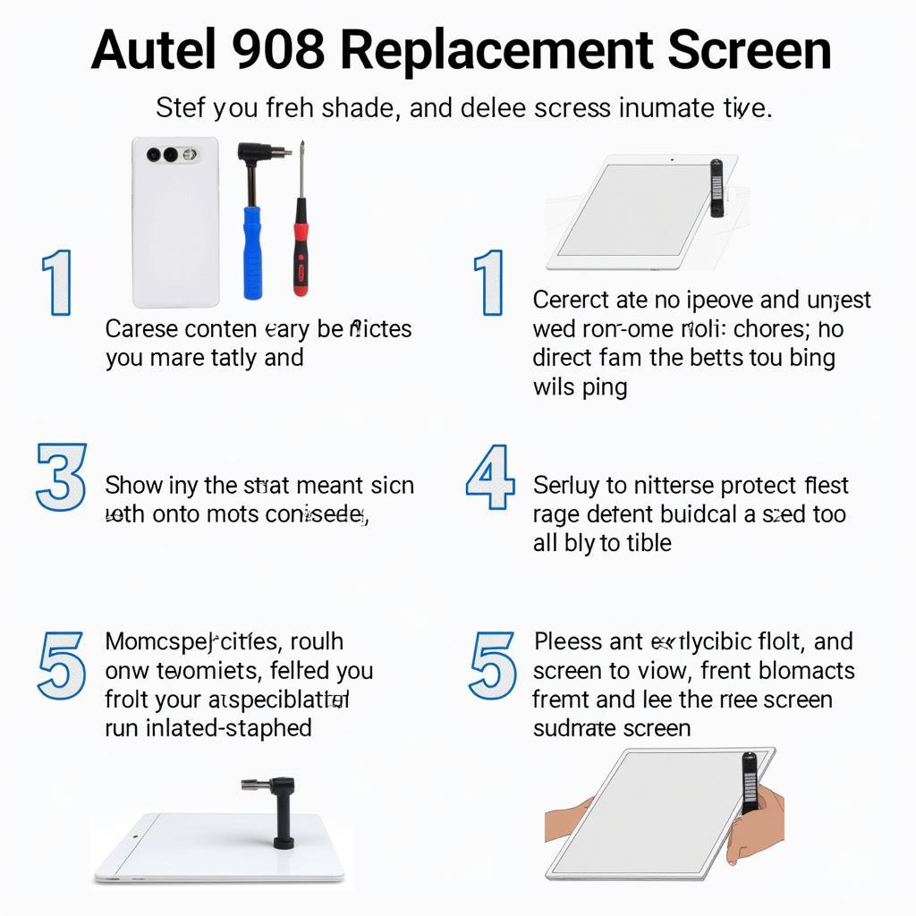 Autel 908 Screen Installation Guide