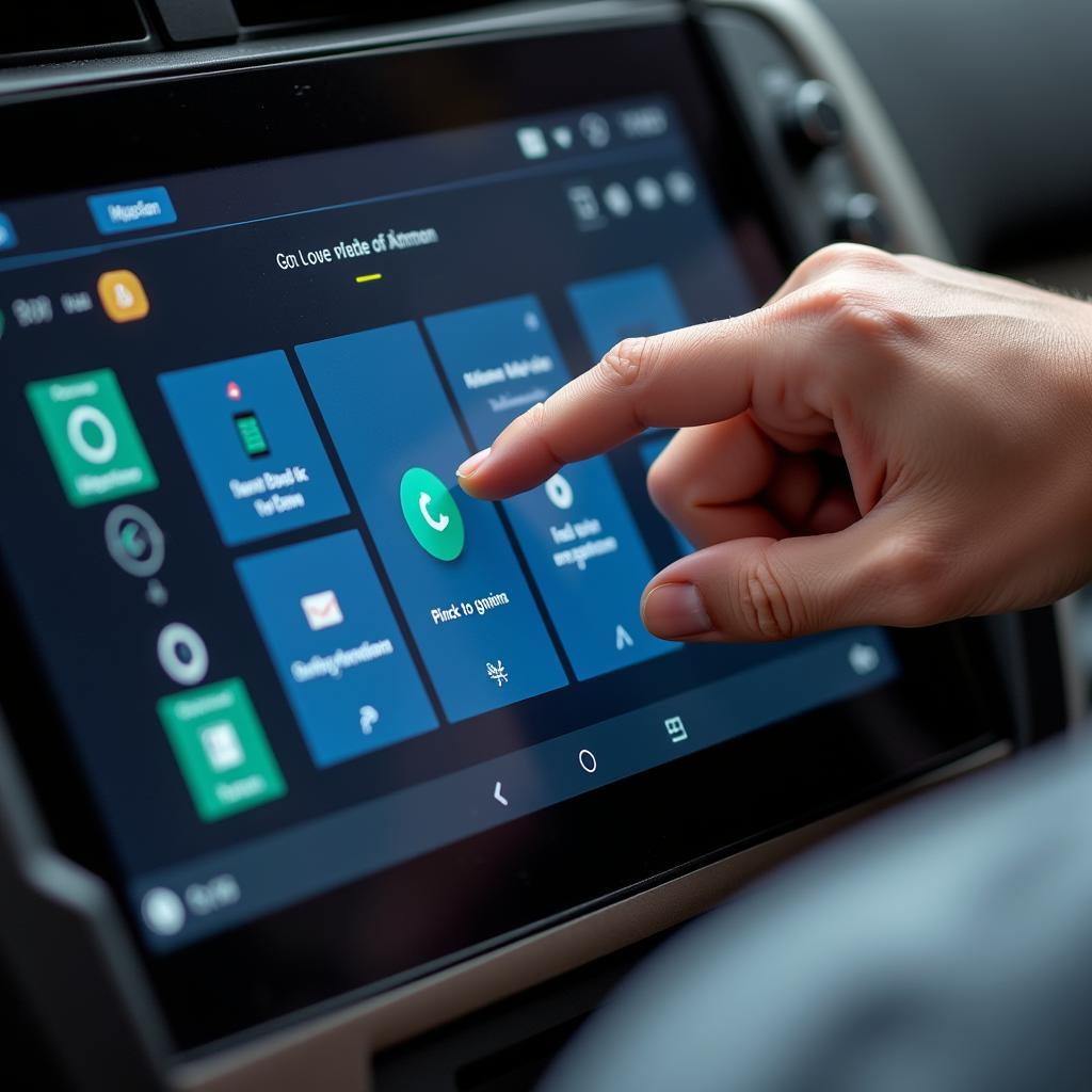 Navigating the Autel 908 Touch Screen