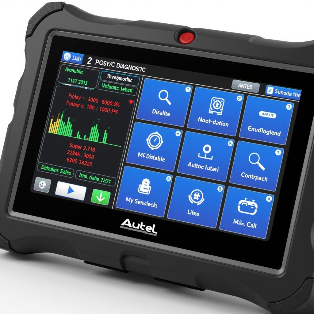 Autel 908TS Software Interface